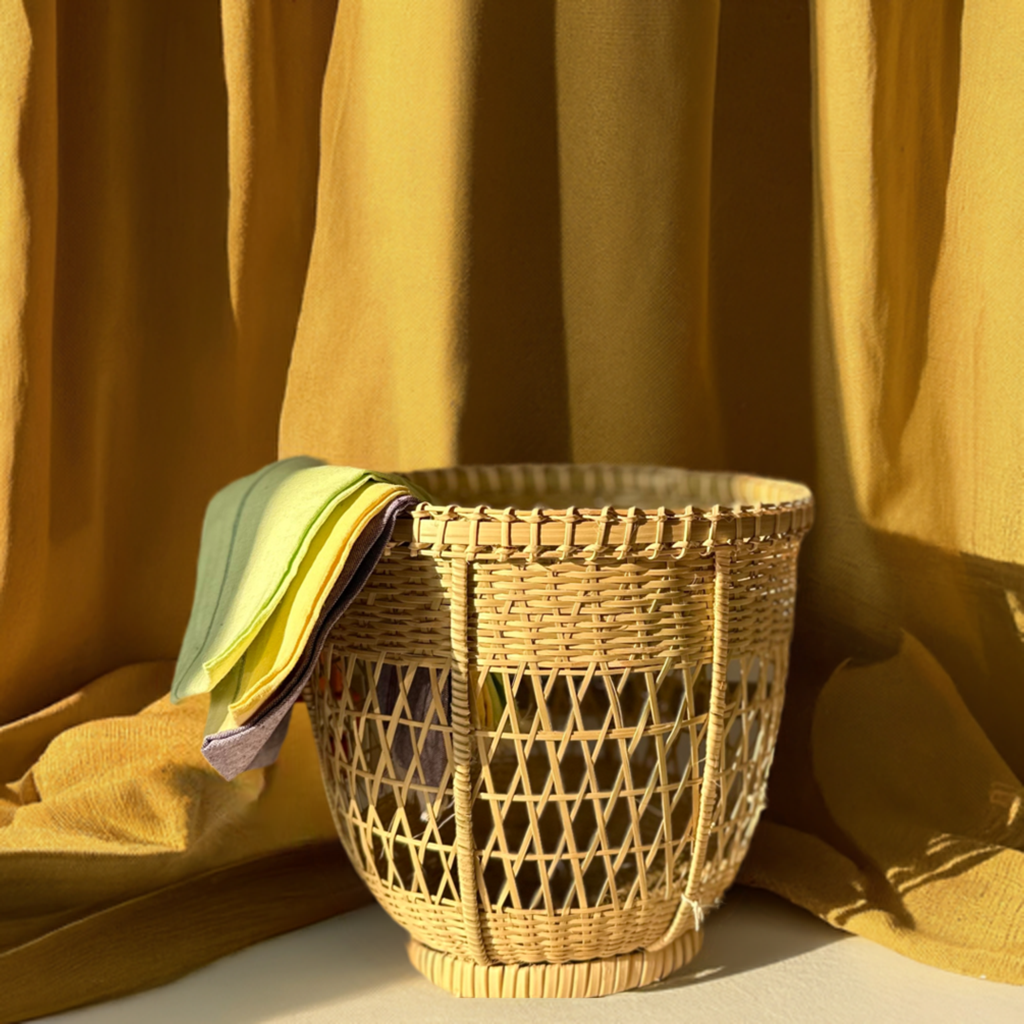 Handwoven Bamboo Basket | Planter | Storage.