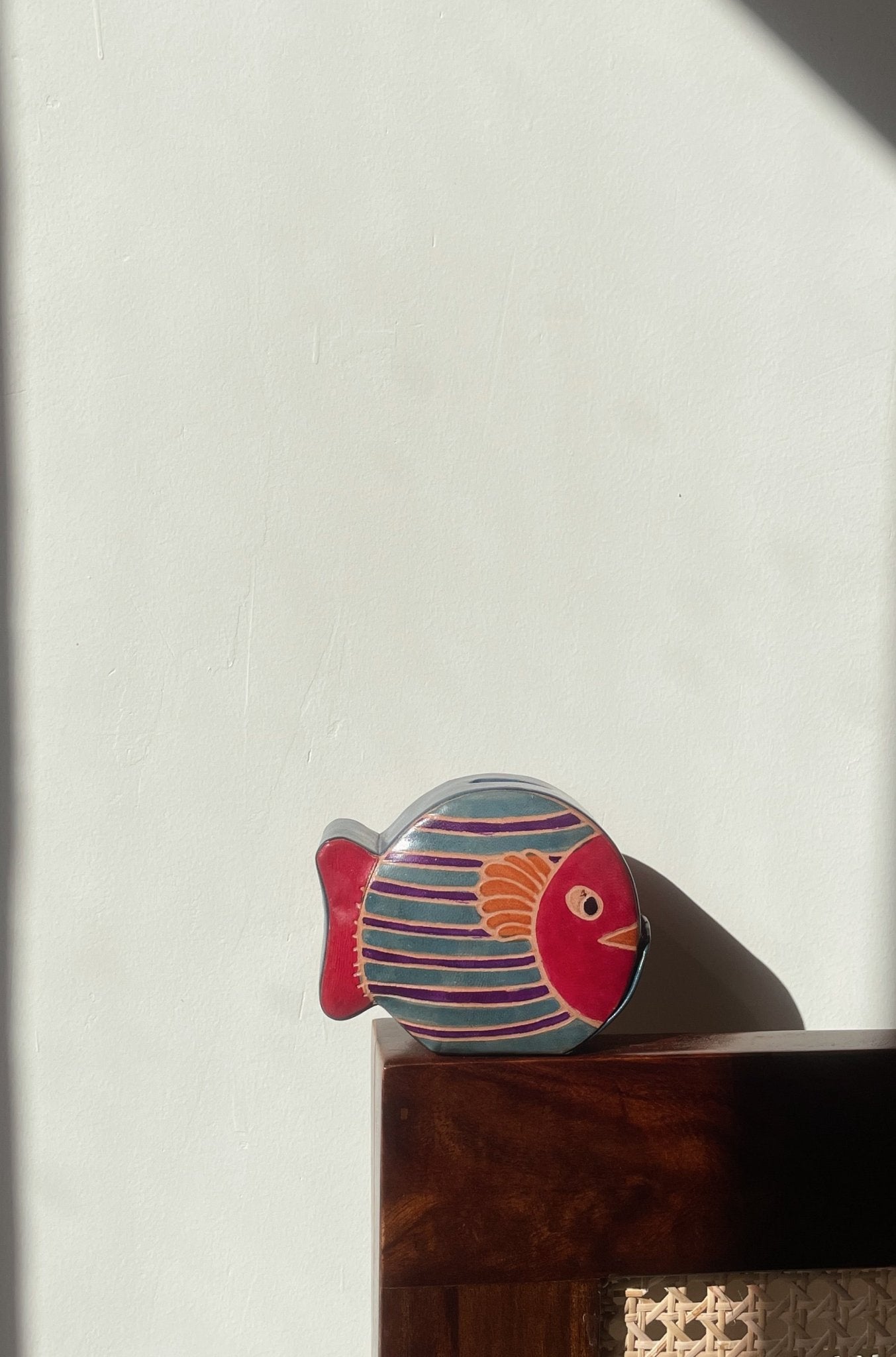 Handcrafted Fish Piggy Bank _ for kids