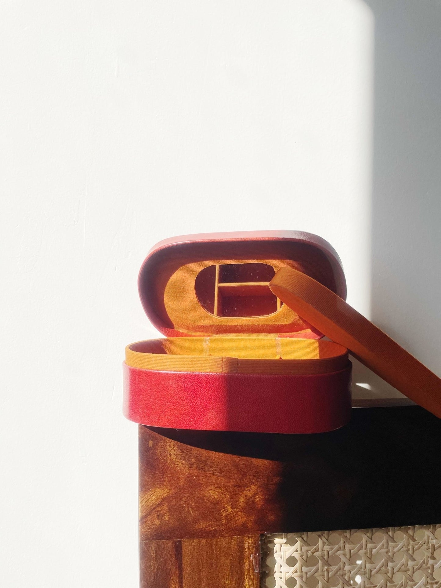 Handmade Leather Jewellery Box - Elephants