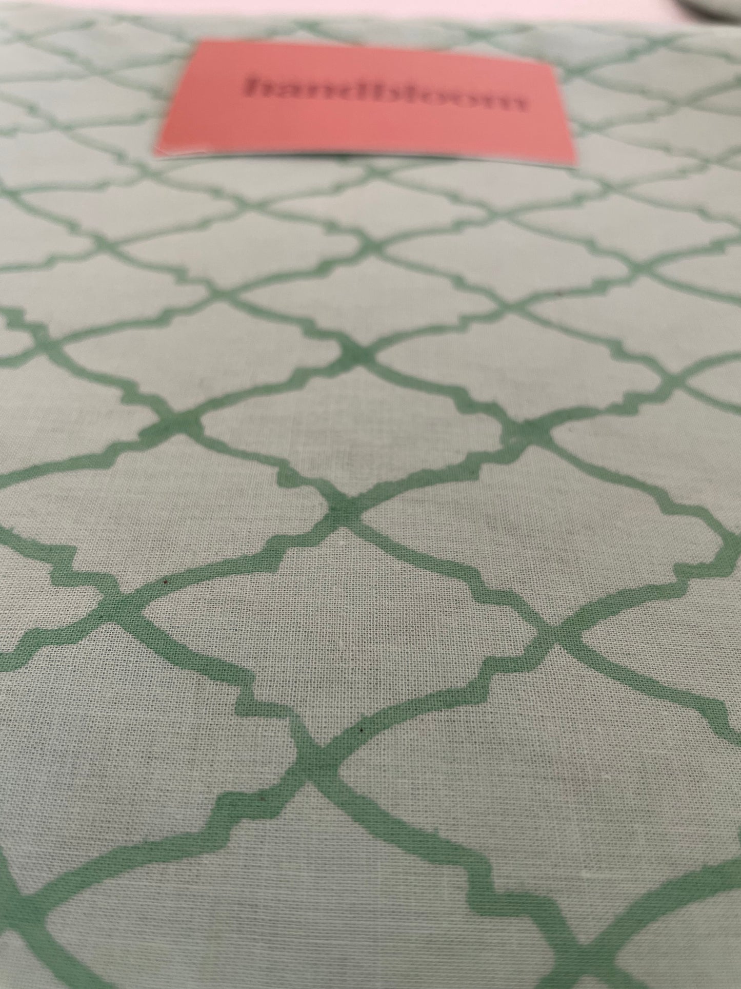 Handblock printed all cotton dress material
