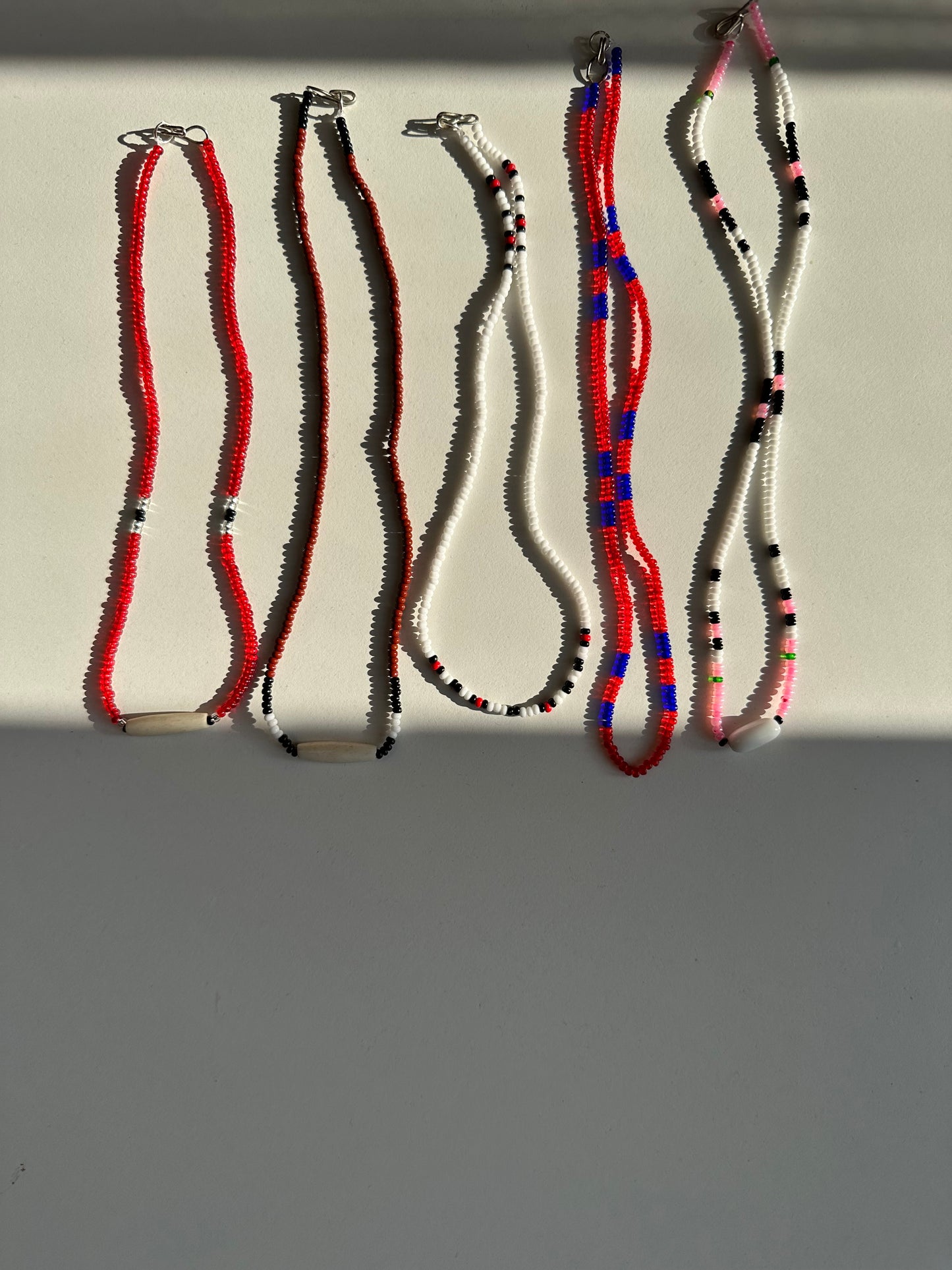 Naga Tribes - Traditional Bead Neckpieces⎢Set of 5